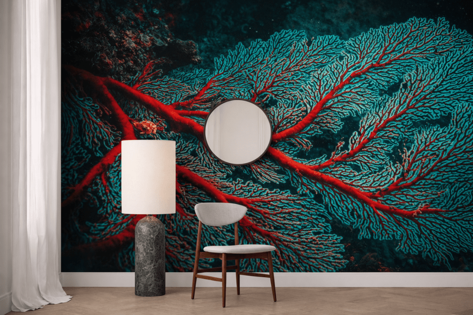 Aquatic Veins Mural