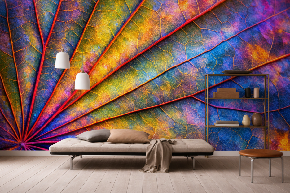 Iridescent Leaf Veins