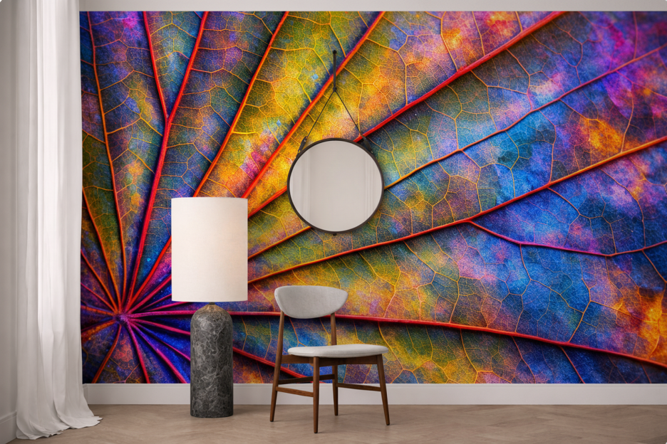 Iridescent Leaf Veins