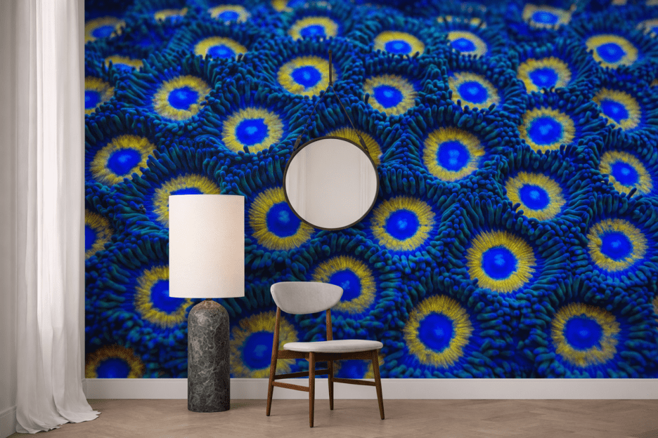 Blue Lenscape Mural