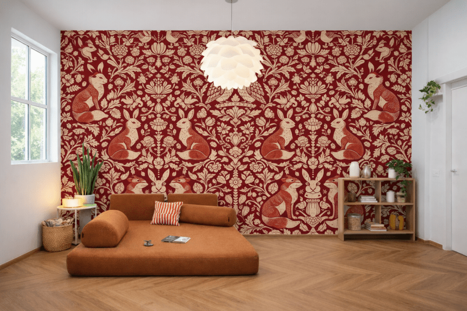 Whimsical Woodland Tapestry