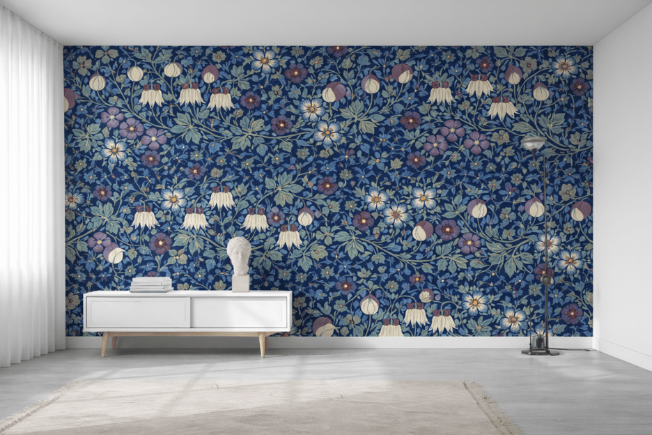 Lunar Blossom Tapestry