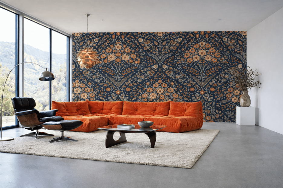 Navy Floral Expanse