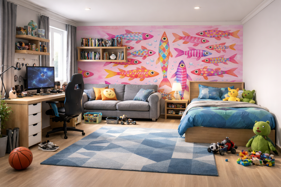 Fanciful Fish School