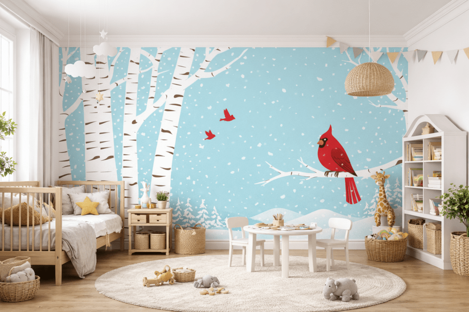 Crimson Winter Perch