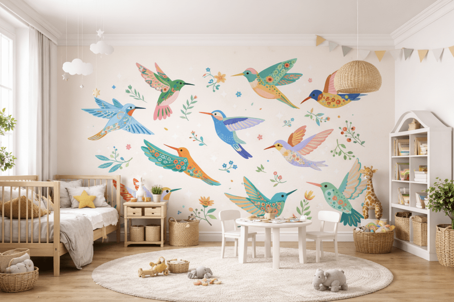 Porcelain Mural Flight