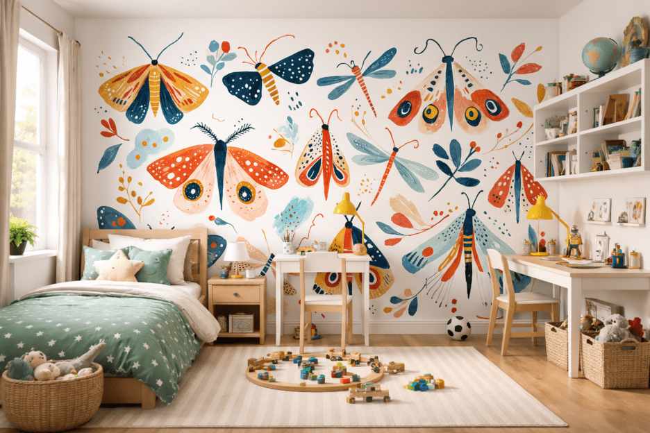 Flutterleaf Mural