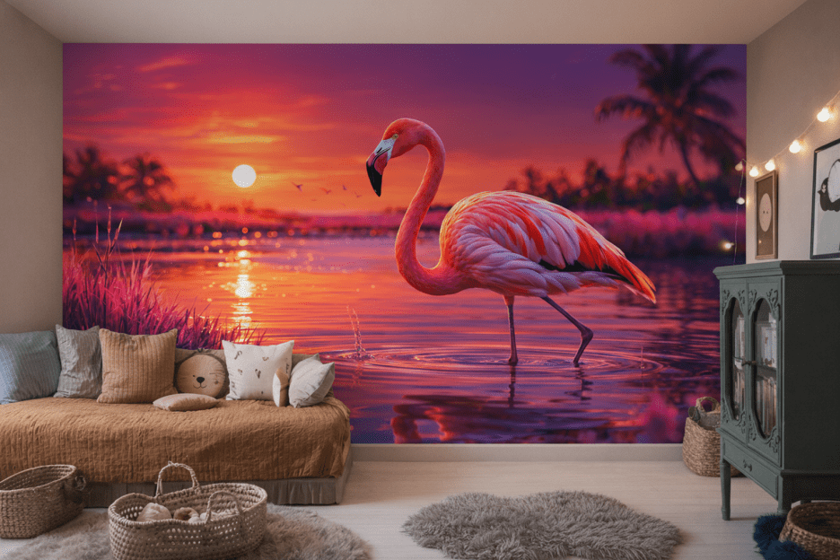 Fuchsia Lagoon Tapestry