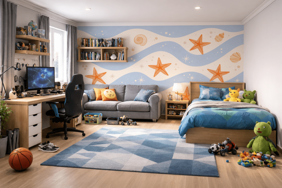 Coastal Whimsy Waves