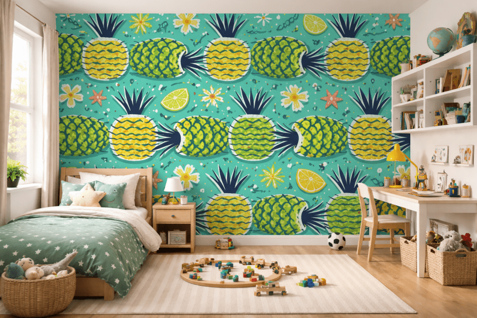Tropical Pineapple Dreamscape