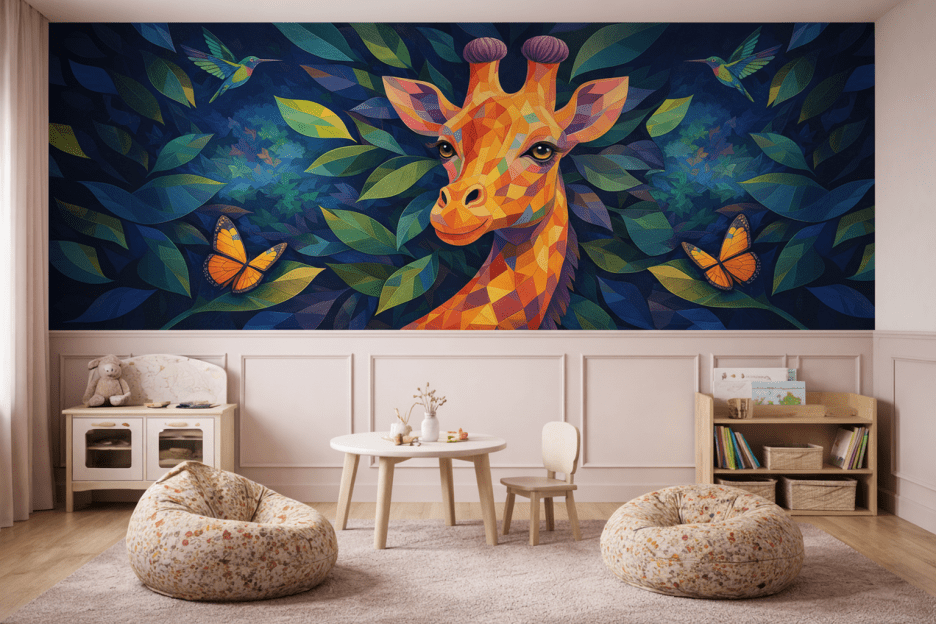 Giraffe Mosaic Encounter