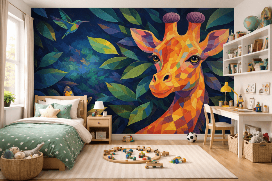 Giraffe Mosaic Encounter