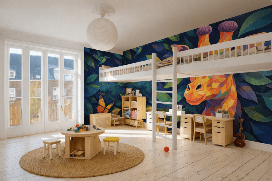 Giraffe Mosaic Encounter