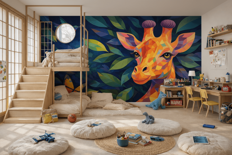 Giraffe Mosaic Encounter