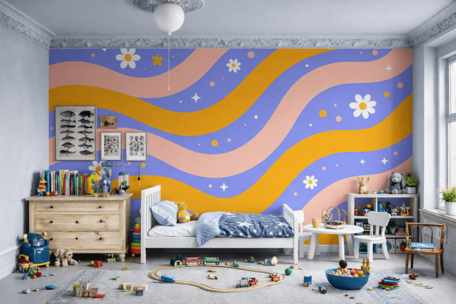 Wave Dappled Mural