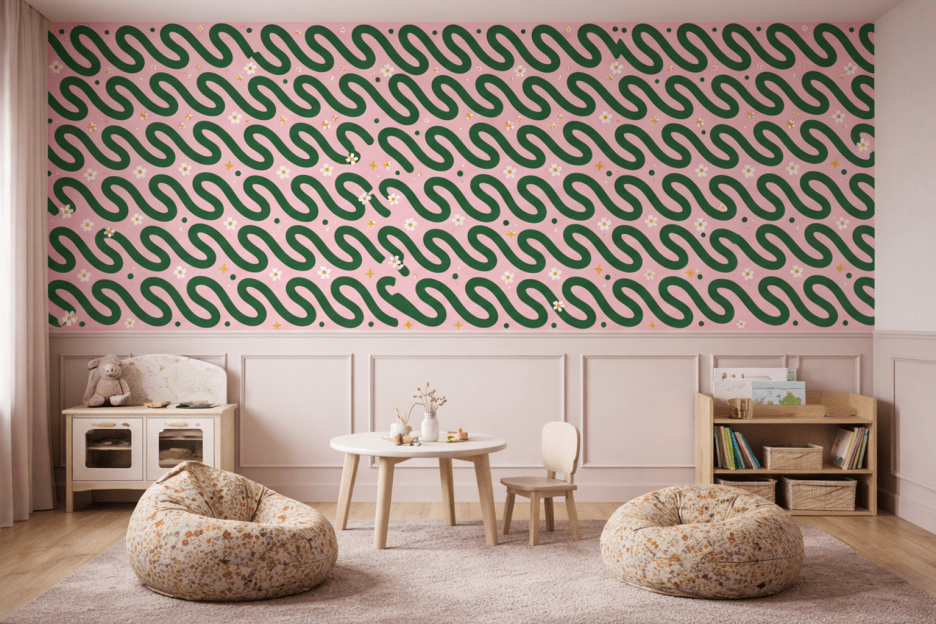 Swaying Blossom Mural