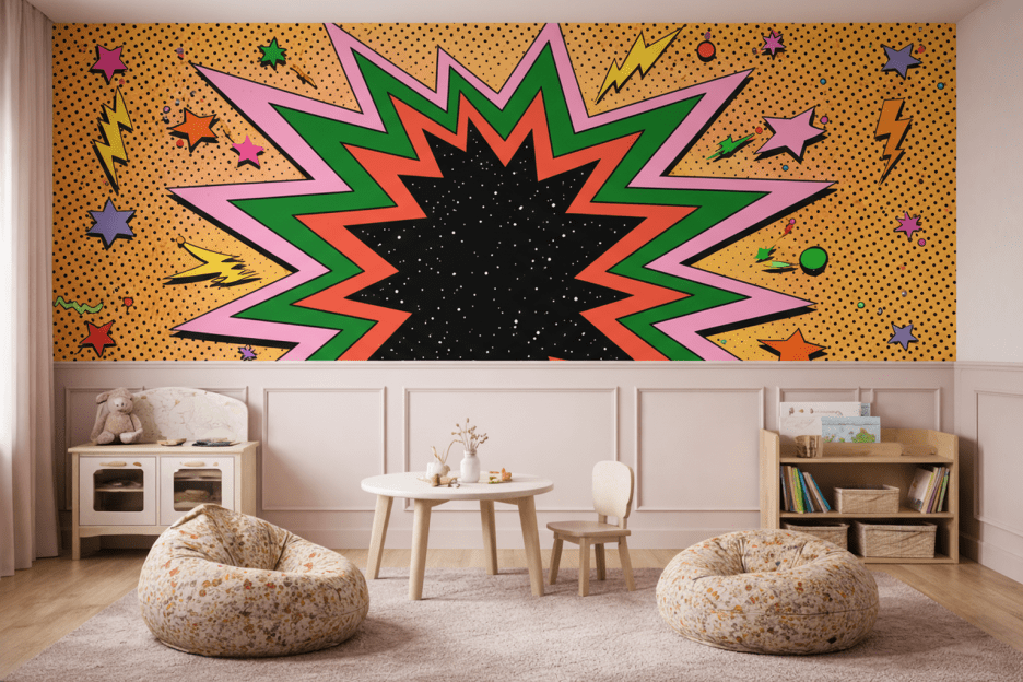 Cosmic Burst Mural