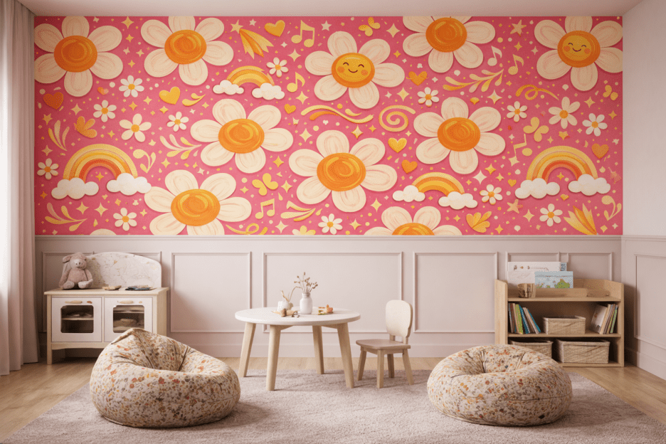 Sunny Blossom Mural
