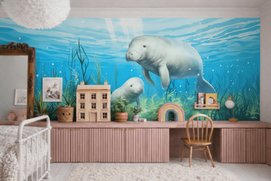 Manatee Underwater Crest