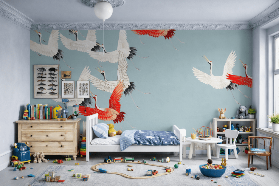 Crimson Crane Flight