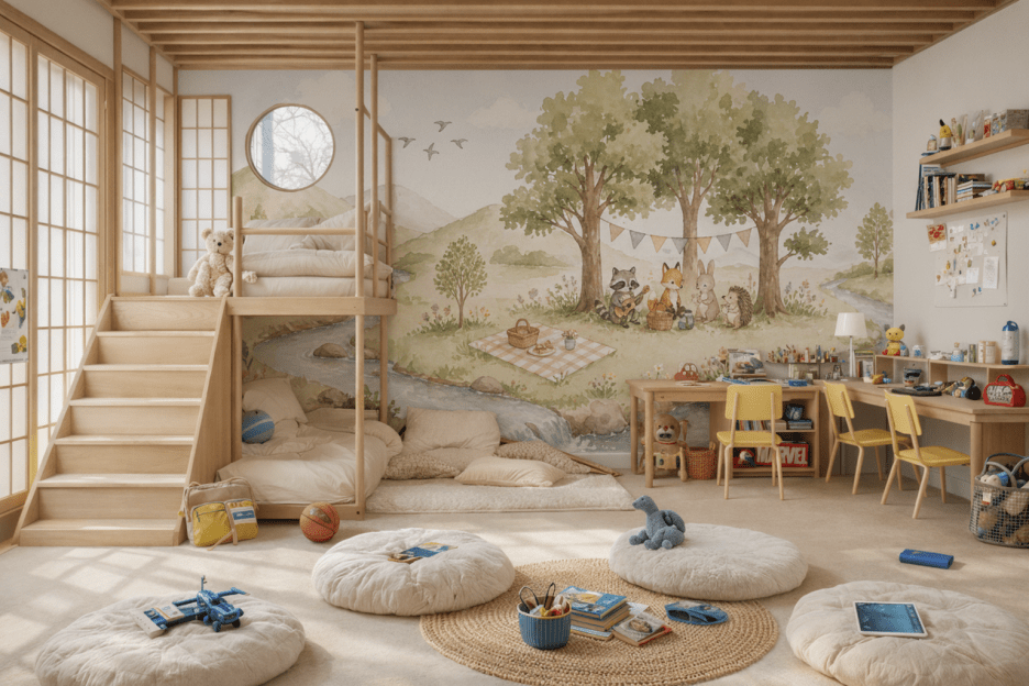 Forest Gathering Mural
