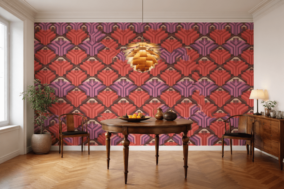 Crimson Petal Cascade