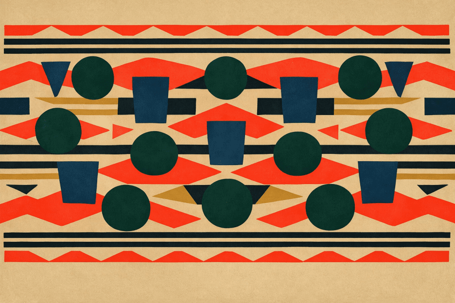 Ember Mosaic Canvas