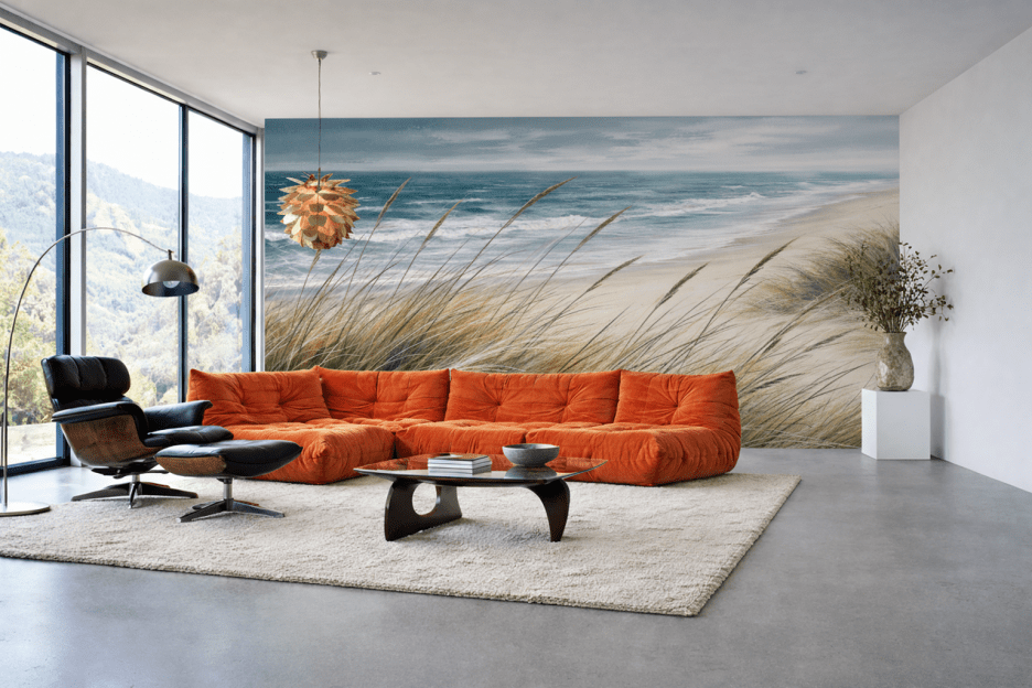 Serene Shoreline Grass