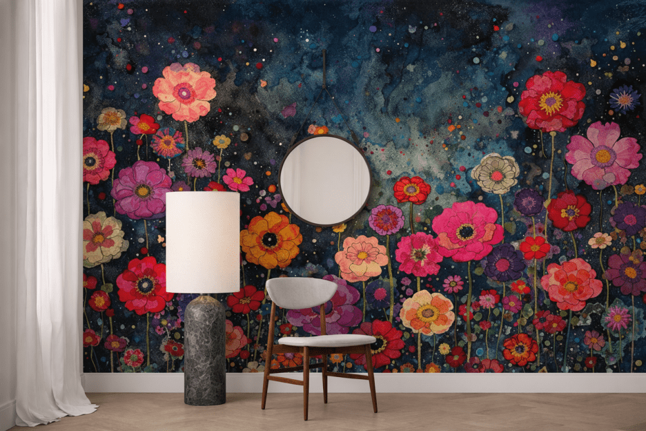Radiant Petal Mosaic