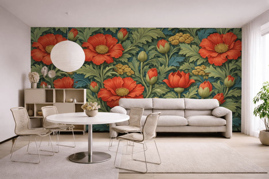 Crimson Blossom Canopy