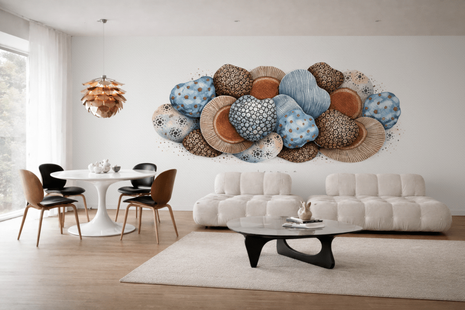 Cerulean Pebble Arrangement