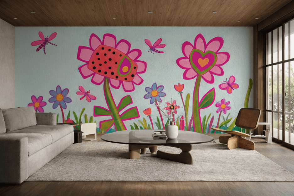 Whimsical Blossom Garden