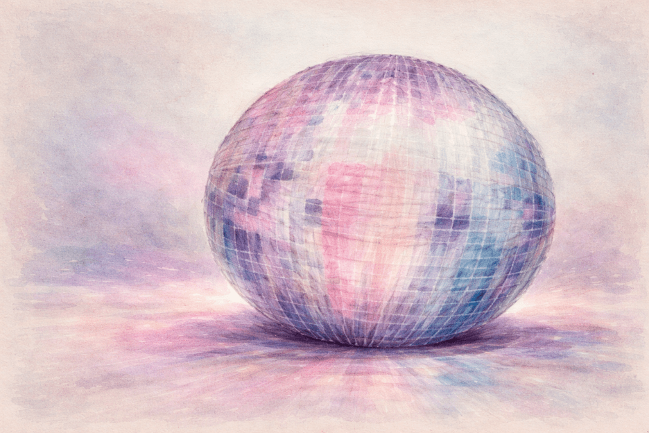 Frosted Prism Sphere