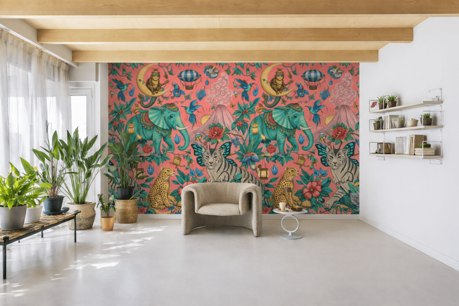 Enchanting Jungle Tapestry