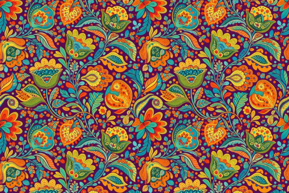 Vibrant Veil Tapestry