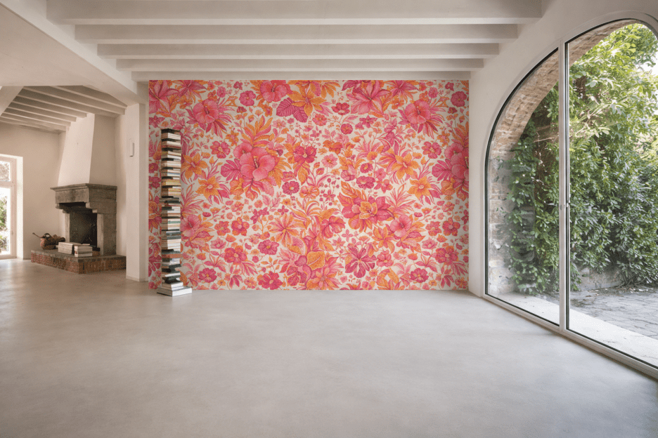 Tropical Petal Tapestry