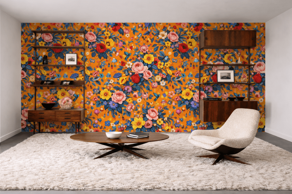 Vibrant Blossom Tapestry