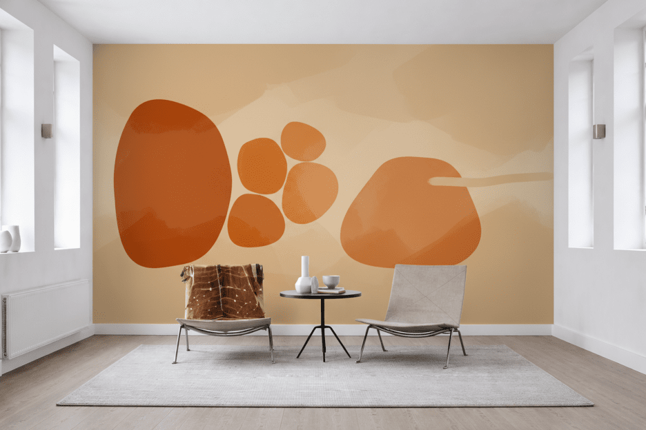 Sunset Pebble Composition