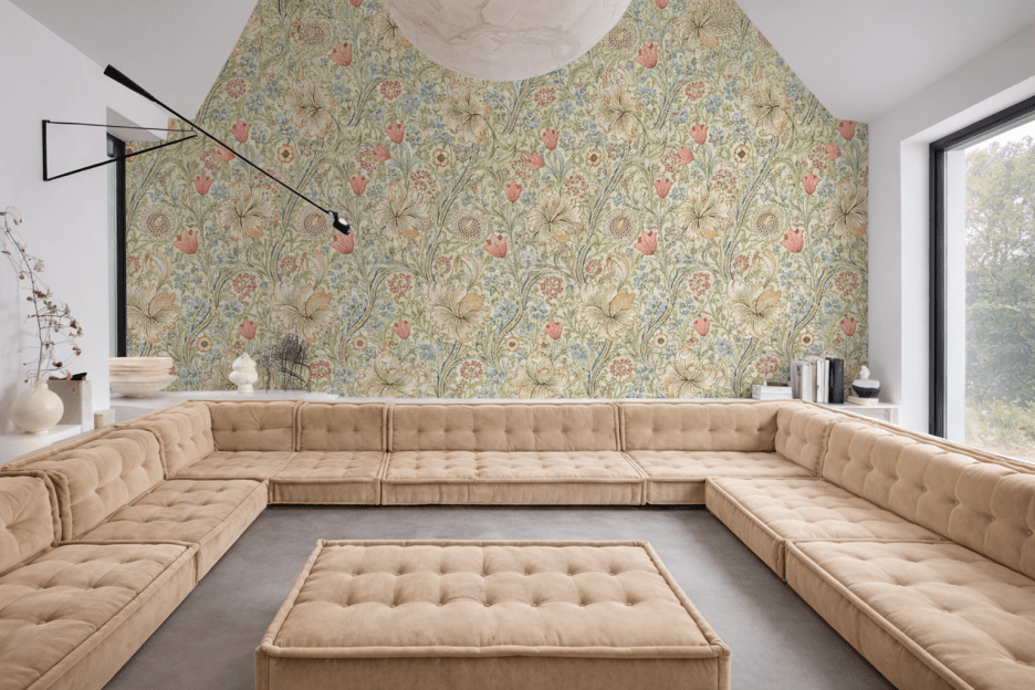 Floral Lattice Tapestry