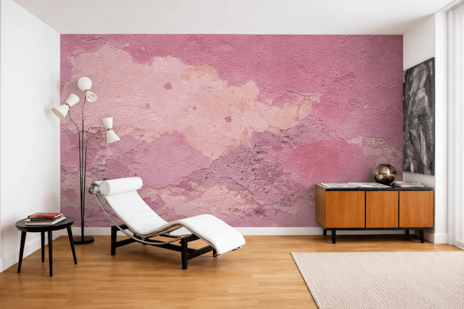 Rosy Textural Canvas