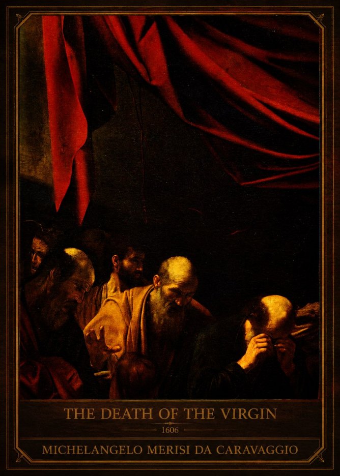 Michelangelo Merisi da Caravaggio The Death of the Virgin I No1 - Plakat