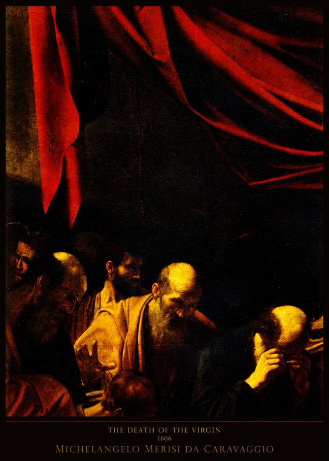 Michelangelo Merisi da Caravaggio The Death of the Virgin I No5 - Plakat