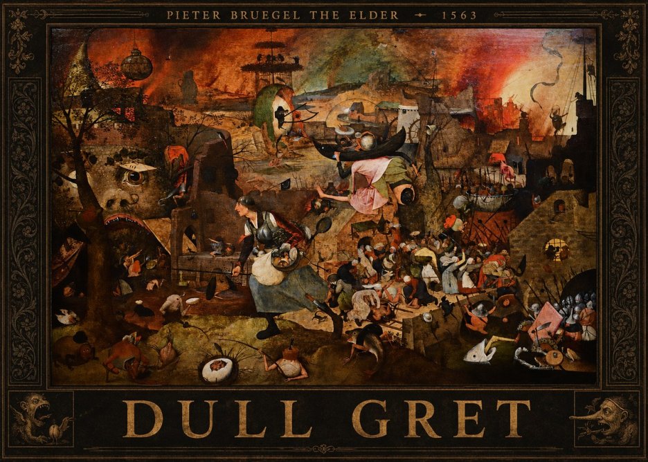 Pieter Bruegel Dull Gret I No3 - Plakat