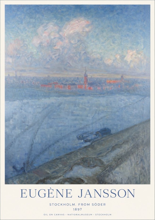 Eugène Jansson Stockholm. from Söder No1 - Plakat