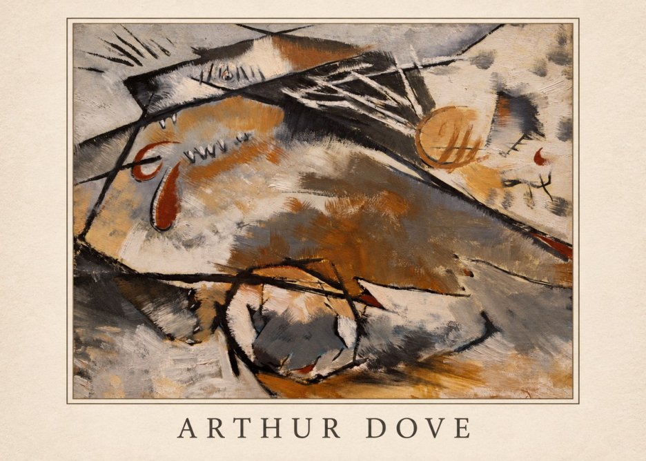 Arthur Dove Pagan Philosophy No3 - Plakat
