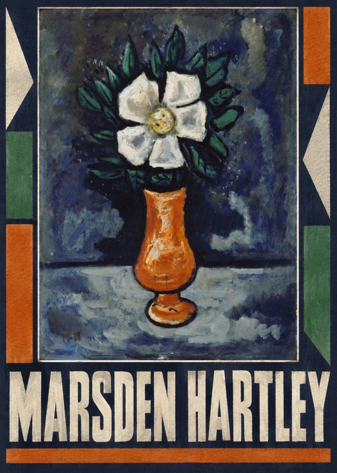 Marsden Hartley Flower in Vase No3 - Plakat