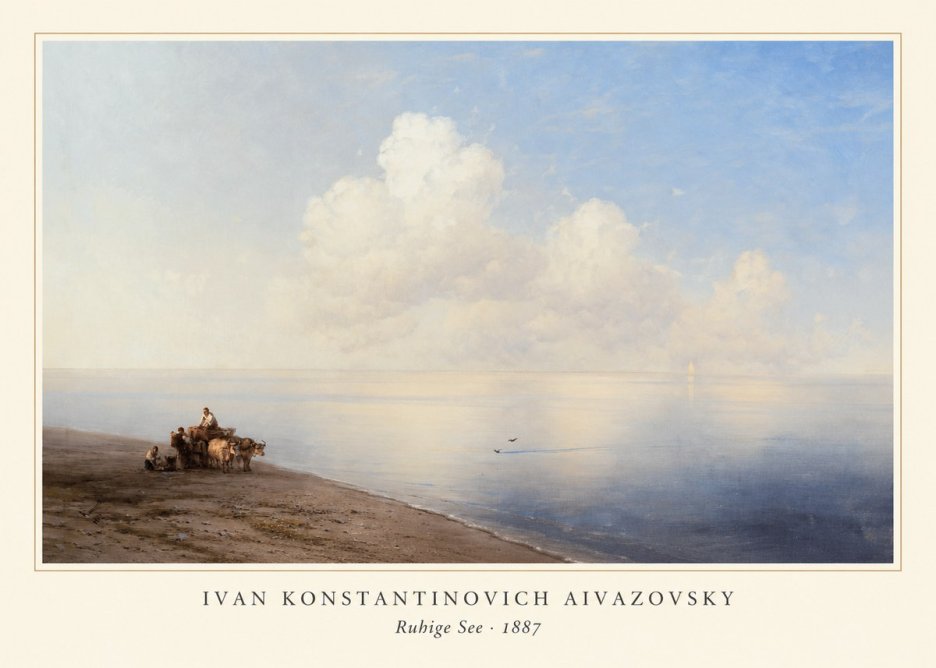 Ivan Konstantinovich Aivazovsky Ruhige See No3 - Plakat