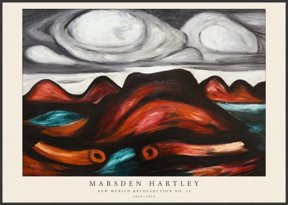 Marsden Hartley New Mexico Recollection No. 12 No6 - Plakat