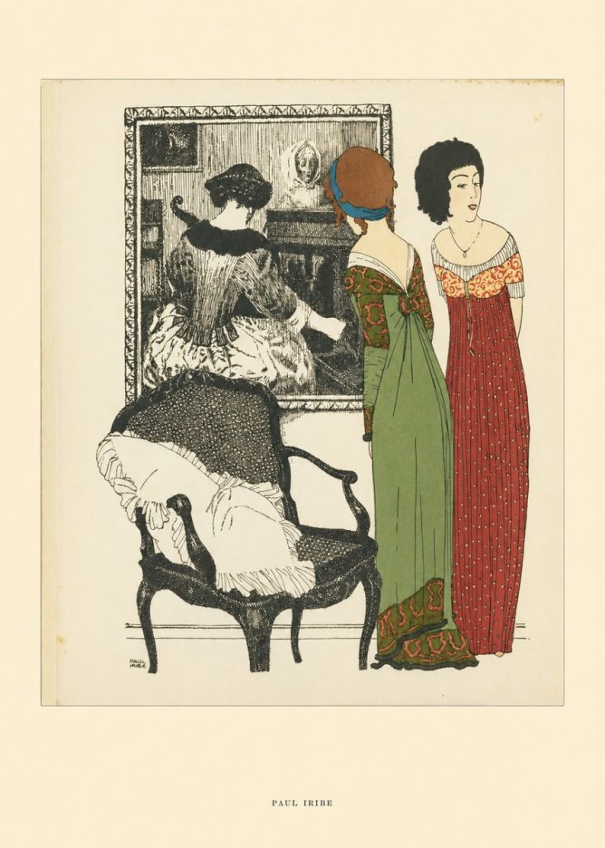 Paul Iribe Elegant Interior Scene No6 - Plakat