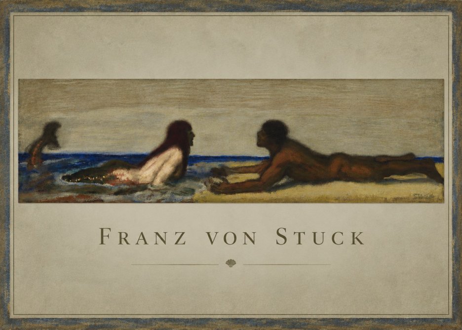 Franz von Stuck Mermaids No3 - Plakat